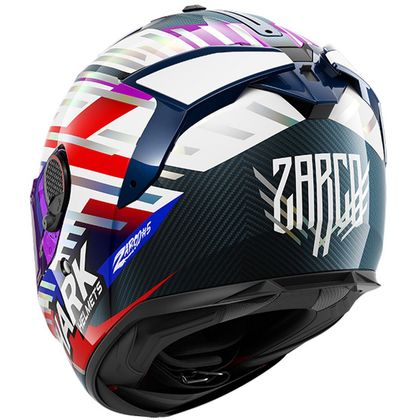 Shark SPARTAN GT PRO CARBON REPLICA ZARCO GP DE FRANCE 2026 Fuldkasker - Kulstof / Rød
