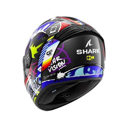 Casque intégral Shark SPARTAN RS CARBON STREETRUSH - Carbone / Bleu