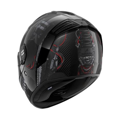 Shark SPARTAN RS CARBON XBOT Integralhelm - Schwarz / Grau