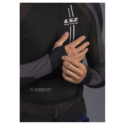 LS2 X-ARMOR Beschermend jasje - Zwart