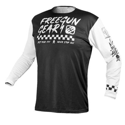 Camiseta de motocross Shot by Freegun DEVO - SPEED - BLACK 2020 Ref : FRG0311 