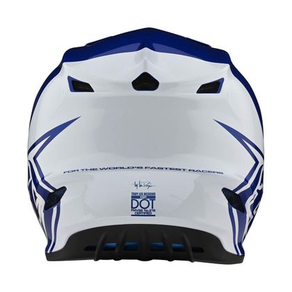 Casco de motocross TroyLee design GP - BLOCK - BLUE WHITE 2020