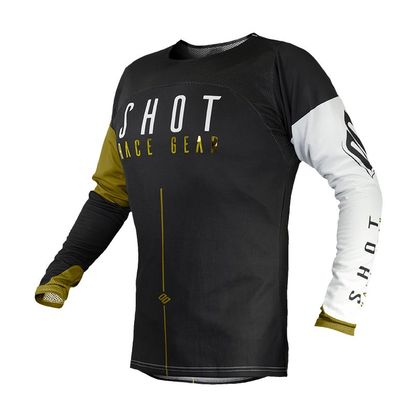 Camiseta de motocross Shot AEROLITE - ALPHA - BLACK GOLD 2020 Ref : SO1622 