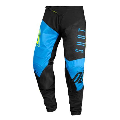 Pantalón de motocross Shot AEROLITE - ALPHA - BLUE NEON YELLOW 2020 Ref : SO1625 