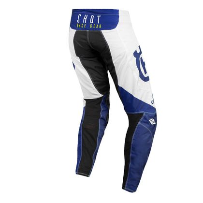 Pantalón de motocross Shot AEROLITE - HUSQVARNA - BLUE YELLOW 2020