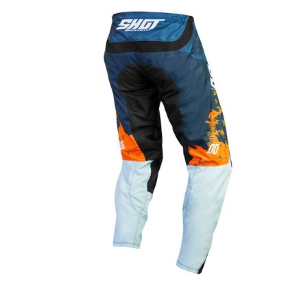 Pantalón de motocross Shot CONTACT - SHADOW - BLUE ORANGE 2020