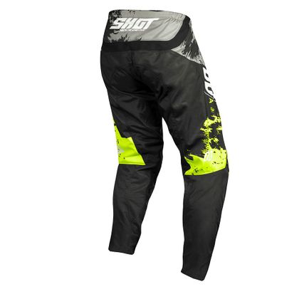 Pantalón de motocross Shot CONTACT - SHADOW - GREY NEON YELLOW 2020