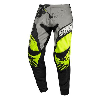 Pantalón de motocross Shot CONTACT - SHADOW - GREY NEON YELLOW 2020 Ref : SO1656 