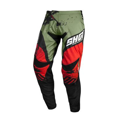 Pantalón de motocross Shot CONTACT - SHADOW - KAKI RED 2020 Ref : SO1659 