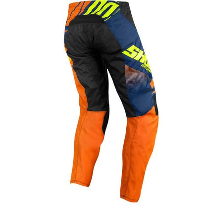 Pantalón de motocross Shot DEVO KID - VENTURY - DARK BLUE NEON ORANGE & YELLOW
