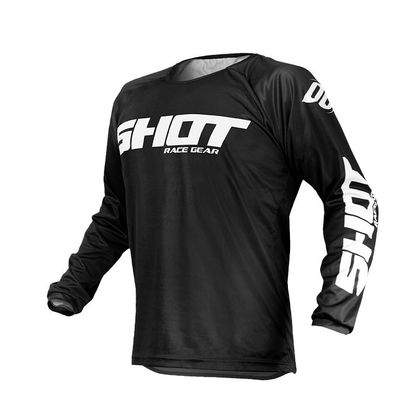Camiseta de motocross Shot DEVO - RAW - BLACK 2023 Ref : SO1691 