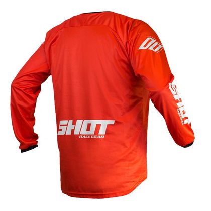 Camiseta de motocross Shot DEVO - RAW - RED 2023