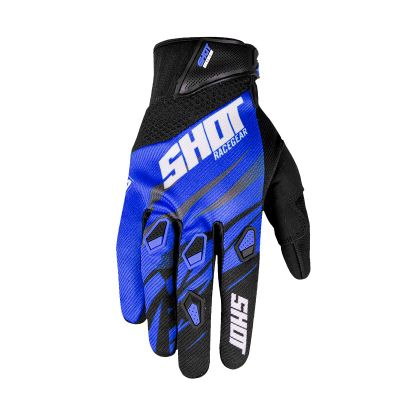 Guantes de motocross Shot DEVO - VENTURY - BLUE 2020 Ref : SO1675 