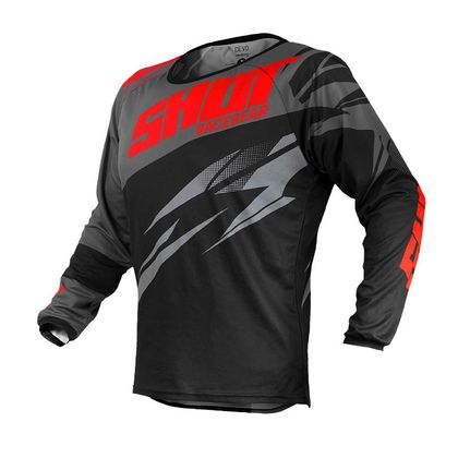 Camiseta de motocross Shot DEVO - VENTURY - DARK GREY RED 2020 Ref : SO1688 