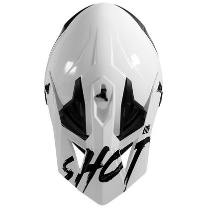 Casco de motocross Shot LITE - SOLID - WHITE GLOSSY 2021