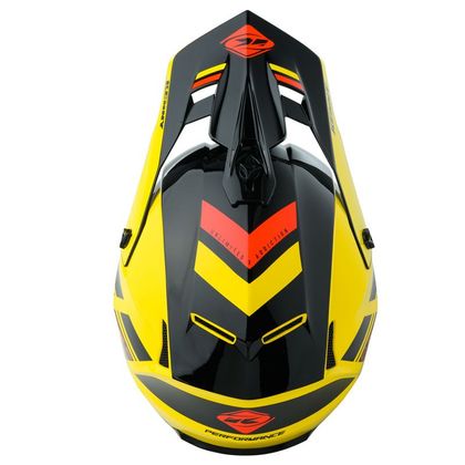 Casque cross Kenny PERFORMANCE PRF - GRAPHIC - YELLOW BLACK 2020