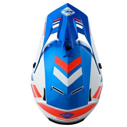 Casco de motocross Kenny PERFORMANCE PRF - GRAPHIC - BLUE WHITE RED 2021