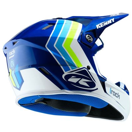 Casque cross Kenny TRACK - VICTORY - WHITE BLUE 2021