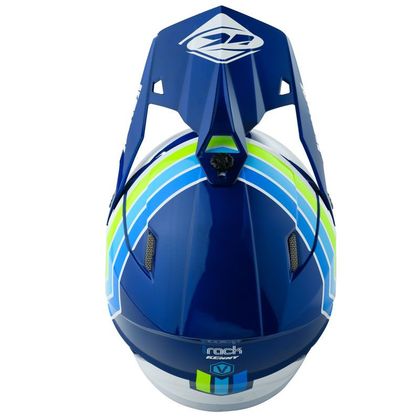 Casque cross Kenny TRACK - VICTORY - WHITE BLUE 2021