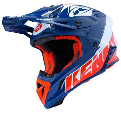 Casque cross Kenny TROPHY - GRAPHIC - NAVY RED 2020 Ref : KE1109 