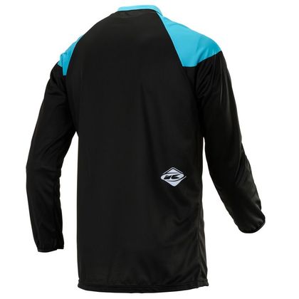 Maillot cross Kenny TRACK RAW - BLACK TURQUOISE 2020