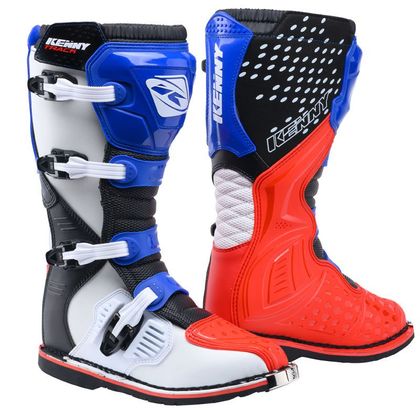 Botas de motocross Kenny TRACK - PATRIOT - BLUE RED 2021