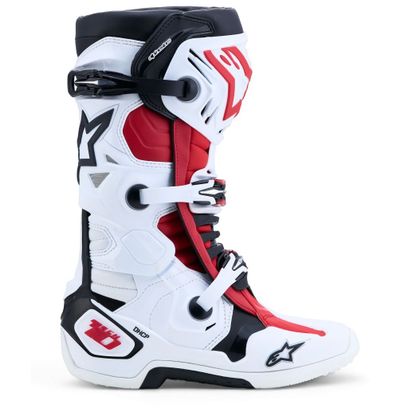 Bottes cross Alpinestars TECH 10 2027 - Blanc / Noir