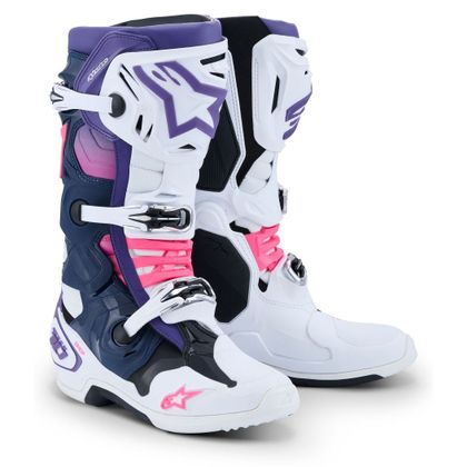 Alpinestars TECH 10 2025 Cross boots - White / Purple Ref : AP3937 