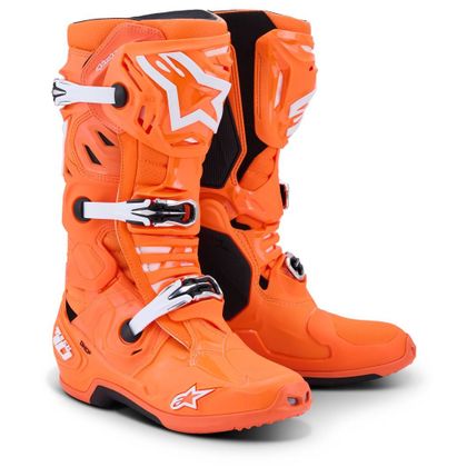 Alpinestars TECH 10 - SUPERVENTED 2025 Cross boots - Orange / Black Ref : AP3939 
