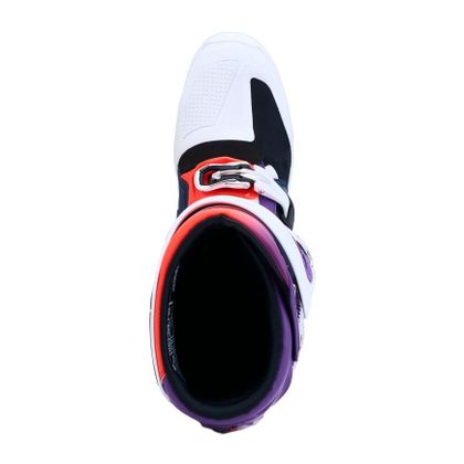 Bottes cross Alpinestars TECH 7 2027 - Violet / Blanc