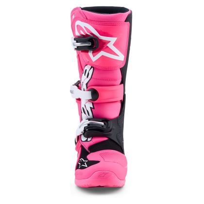 Bottes cross Alpinestars TECH 7 S - ENFANT - Rose / Blanc