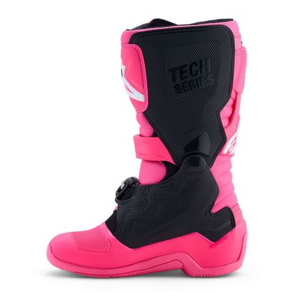 Bottes cross Alpinestars TECH 7 S - ENFANT - Rose / Blanc