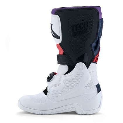 Bottes cross Alpinestars TECH 7 S - ENFANT - Bleu / Blanc