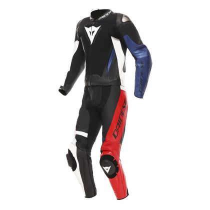 Fato Dainese DEMON SPRINT PERFORE 2 PIECES - Preto / Vermelho Ref.: DN2244 