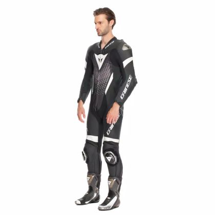 Dainese LAGUNA SECA 6 PERF 1 PIECE Kombi - Schwarz / Weiß