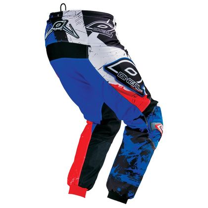 Pantalón de motocross O'Neal ELEMENT SHOCKER KID  BLACK RED BLUE