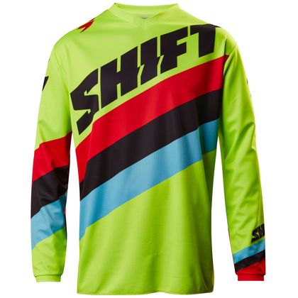 Maillot cross Shift YOUTH WHIT3 TARMAC  - JAUNE FLUO Ref : SHF0192 