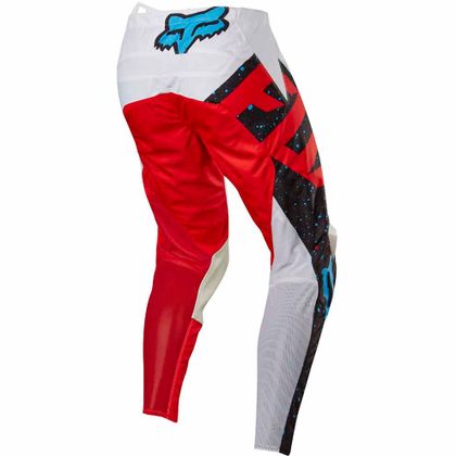 Pantalón de motocross Fox 180 NIRV  - ROJO BLANCO 2017