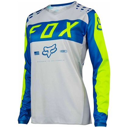 Camiseta de motocross Fox 180 WOMENS  - GRIS AZUL 2017