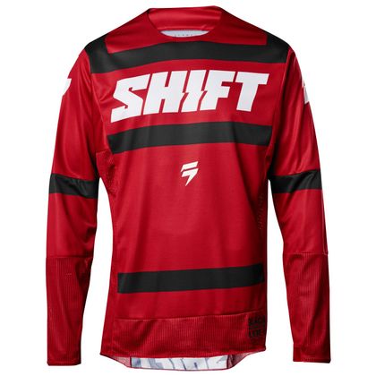 Camiseta de motocross Shift 3LACK STRIKE - ROJO OSCURO -  2018 Ref : SHF0261 