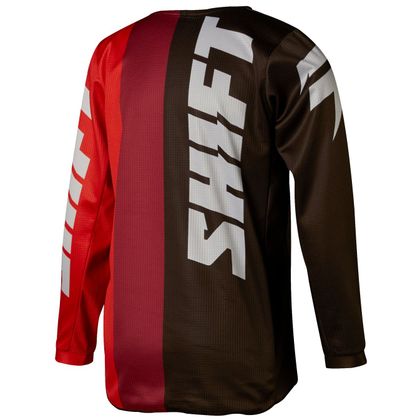 Maillot cross Shift YOUTH WHITE TARMAC - NOIR ROUGE -