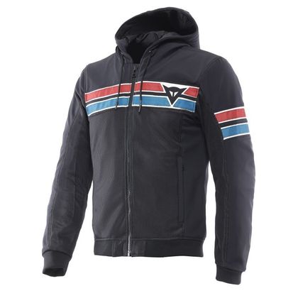 Dainese VINTEDGE AIR Motorbike Jacket - Black / Blue Ref : DN2257 