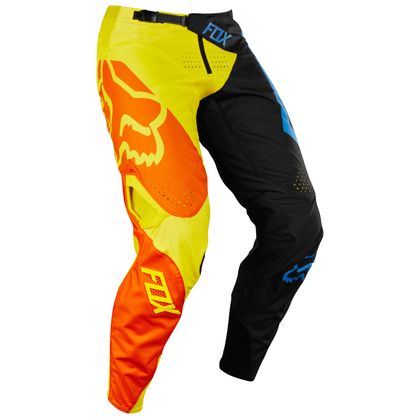Pantalón de motocross Fox 360 PREME - NEGRO AMARILLO -  2018