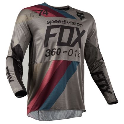 Camiseta de motocross Fox 360 DRAFTR - BLEU -  2018