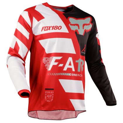 Camiseta de motocross Fox 180 YOUTH SAYAK - ROJO - 