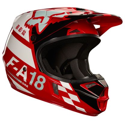 Casque cross Fox V1 YOUTH SAYAK - ROUGE - 
