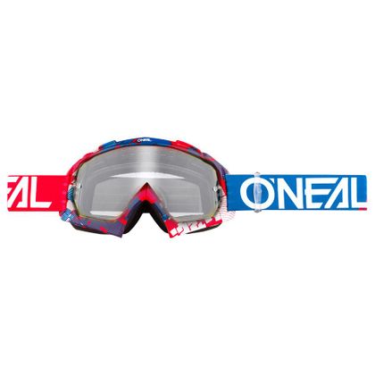 Gafas de motocross O'Neal B-10 - PIXEL ROJO AZUL - PANTALLA CLARA - 2020 Ref : OL0968 / 6024-303O 
