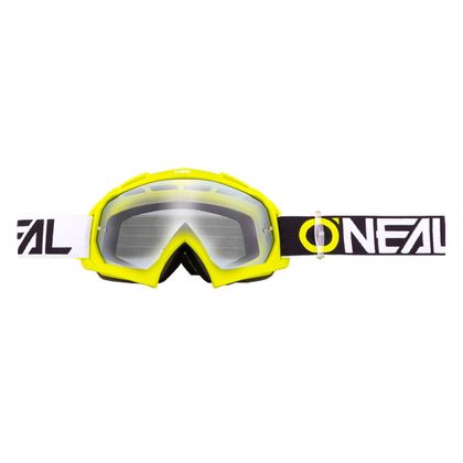 Gafas de motocross O'Neal B-10 - TWOFACE AMARILLO FLÚOR - PANTALLA CLARA - 2020