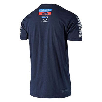 T-Shirt manches courtes TroyLee design TLD KTM TEAM TEE NAVY
