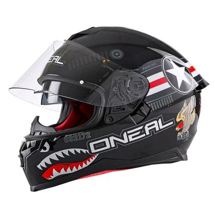 Casque O'Neal CHALLENGER - WINGMAN - BLACK GLOSSY